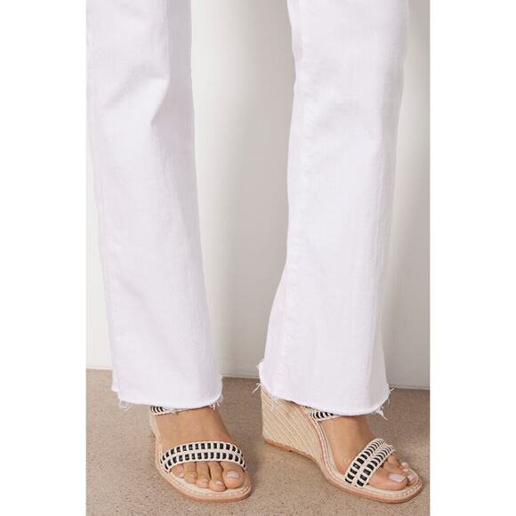 AG Adriano Goldschmied Alexxis Boot White Denim Jeans High Rise Vintage Fit 31R - Picture 3 of 13